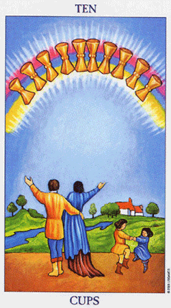 معنی کارت 10 جام تاروت ( 56 کارت )