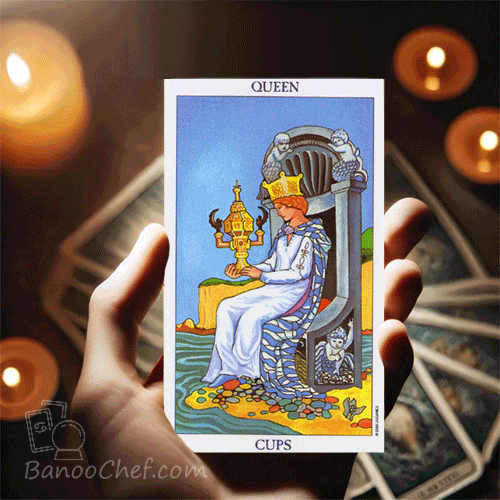 کارت ملکه جام تاروت معنی کارت ملکه جام تاروت ( 56 کارت )