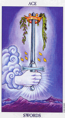 معنی کارت 1 شمشیر تاروت ( 56 کارت )