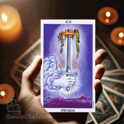 معنی کارت 1 شمشیر تاروت ( 56 کارت )