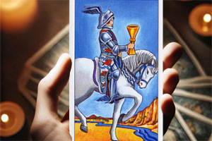 معنی کارت شوالیه جام تاروت