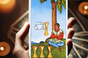 معنی کارت 4 جام تاروت