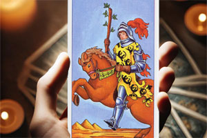 معنی کارت شوالیه چوبدستی تاروت