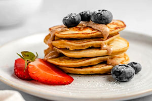 پنکیک کودک موز و نارگیل