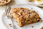 کیک رژیمی جو پرک و موز