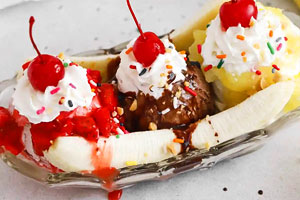 دسر موز اسپلیت