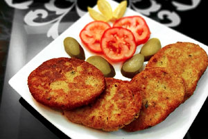 کتلت مرغ و سیب زمینی