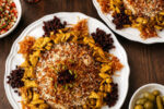 رشته پلو با مرغ