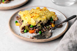 پای چوپان با گوشت چرخ کرده