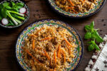 هویج پلو با گوشت