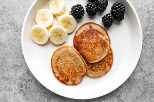 پنکیک کودک ( موز و جو دوسر )