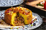 ته چین گوشت و بادمجان