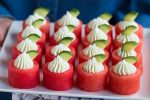 طرز تهیه دسر هندوانه و پنیر خامه ای